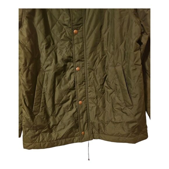 TOM BECKBE New Braddock Quilted Jacket Green - Size Large - Picture 6 of 10